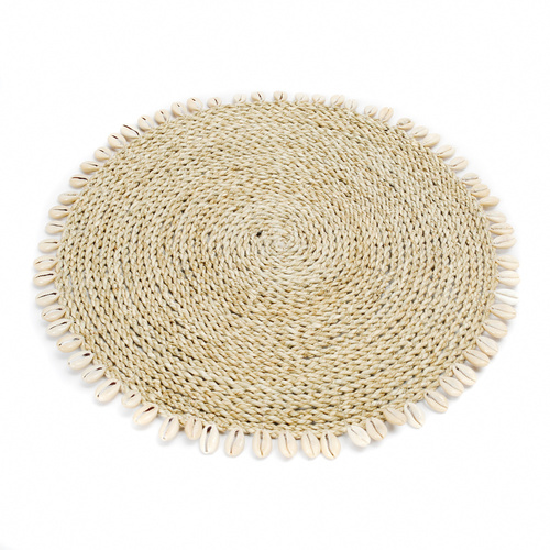 Check The Seagrass Shell Placemat - Natural