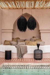 The Raffia Cushion Cover Rectangular - Natural - 30x50. small 9
