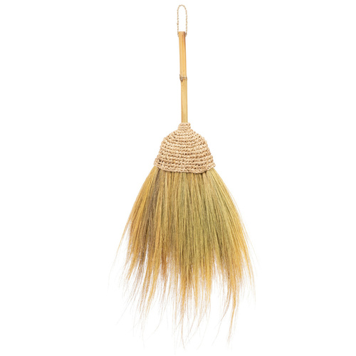 Check The Raffia Broom - Natural