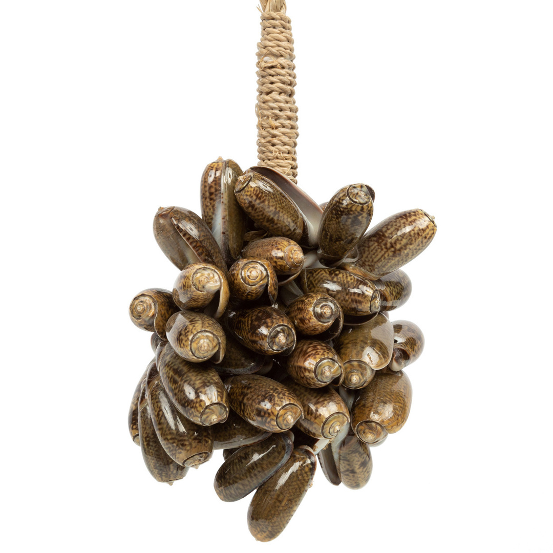 Display The Brown Cowrie Shell Tassel The Brown Cowrie Shell Tassel