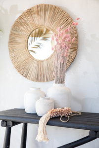 The Alang Alang Mirror - Natural - L small 1
