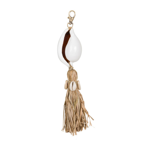 Check The Kubu Keychain - White Natural