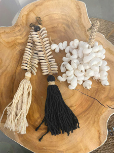 The Macrame Fishbone Keychain - Black small 1