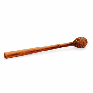 Teak Root Honey Roller BAZAR BIZAR Natural Teak Wood Decor Teak Root Collection small 3