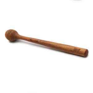 Teak Root Honey Roller BAZAR BIZAR Natural Teak Wood Decor Teak Root Collection small 5