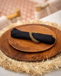 The Teak Root Round Plate - XS 1 The Teak Root Round Plate - XS small 1