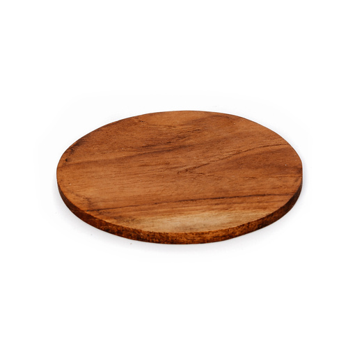 Check Teak Coaster BAZAR BIZAR Natural Handmade Nordic Best Seller