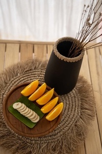 Bazar Bizar Seagrass Raffia Natural Placemat 45 × 45 cm BAVE001N small 4