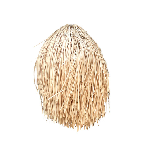 Check Boho pendant lamp - The Shaggy M, E27, Rattan