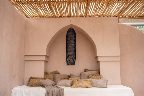 Check Black tassel lamp - The Squid L, E27, Rattan, braided - sale