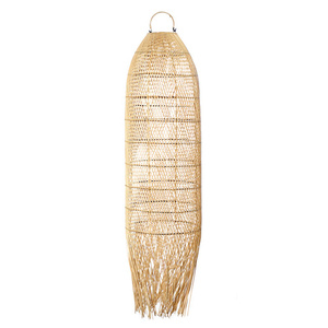 Tassel lamp large - The Squid L, E27, Rattan, boho style small 0