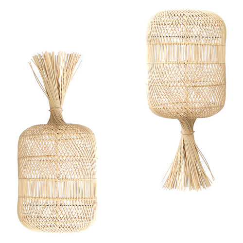 Check Rattan ceiling lamp - The Dumpling Floor Lamp M, E27, decoration