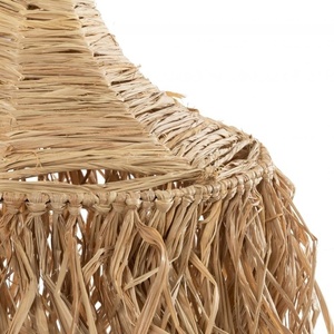 Handmade pendant lamp - The Honolulu, E27, rattan, boho style small 4
