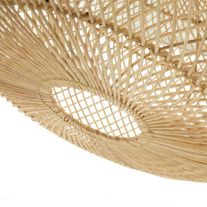 Boho pendant lamp - The Wholly L, E27, Rattan, handmade small 5