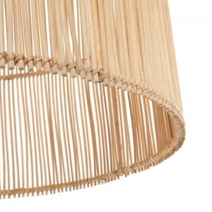 Kitchen lamp - The Chacha M, E27, Rattan, cylinder lamp small 5