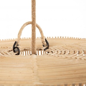 Kitchen lamp - The Chacha M, E27, Rattan, cylinder lamp small 6