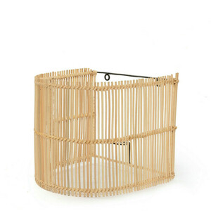 Bazar Bizar Gigi S Rattan Wall Lampshade, Natural, 25 cm small 6