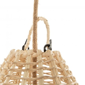 Dining room lamp - The Elba M, rattan, E27, woven boho style lamp small 4