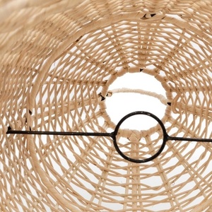 Dining room lamp - The Elba M, rattan, E27, woven boho style lamp small 5