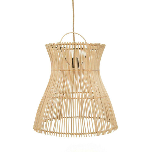 Check Living room lamp - The Flirt L, E27, natural rattan, scandi boho