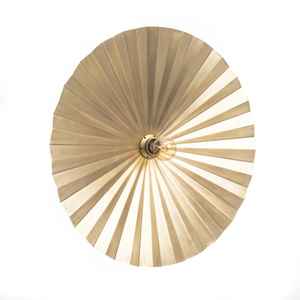 Designer wall lamp - The Tsijn Tsjin M, E27, Iron, pleated lamp small 2