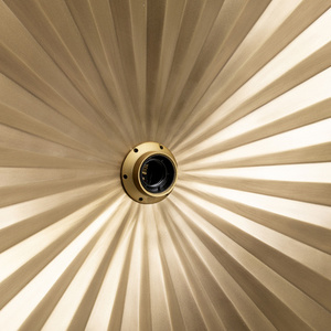 Designer wall lamp - The Tsijn Tsjin M, E27, Iron, pleated lamp small 3