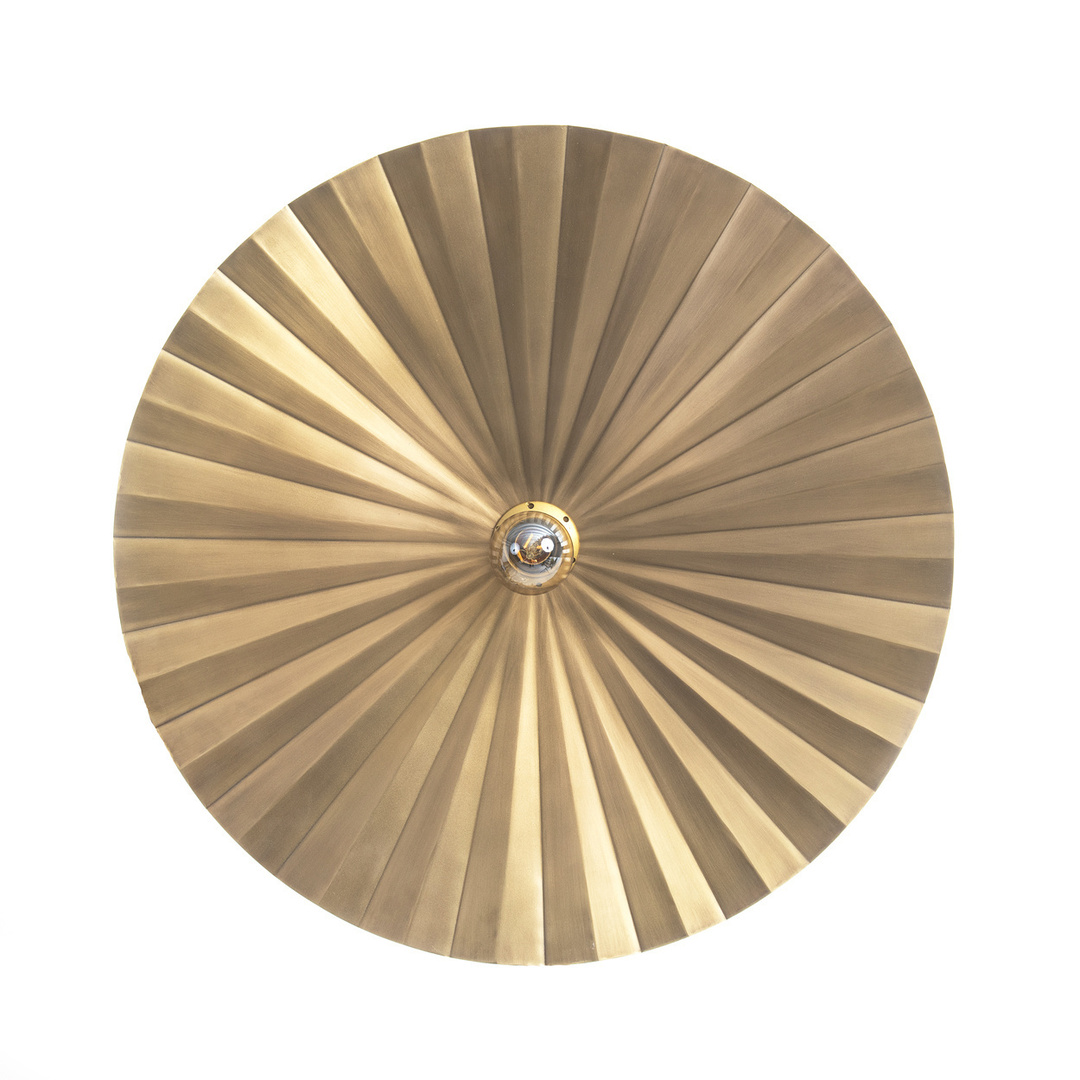 Designer wall lamp - The Tsijn Tsjin M, E27, Iron, pleated lamp