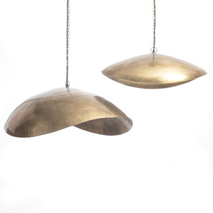 Brass Pendant Lamp - The Fortune Cookie XL, E27, Iron small 5