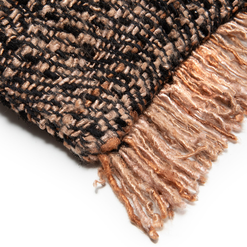 Check Bazar Bizar Oh My Gee Cushion Cover Black and Copper 30 × 50 cm