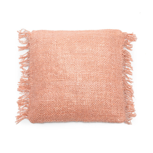 Check The Oh My Gee Cushion Cover - Salmon Pink - 40x40