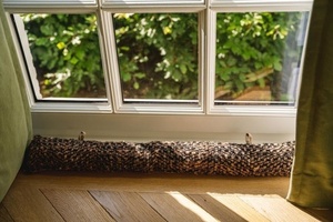 Bazar Bizar Oh My Gee Cotton Draught Excluder – Black Copper, 80 cm small 1