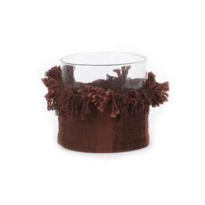 The Oh My Gee Candle Holder - Burgundy Velvet - XL. small 0