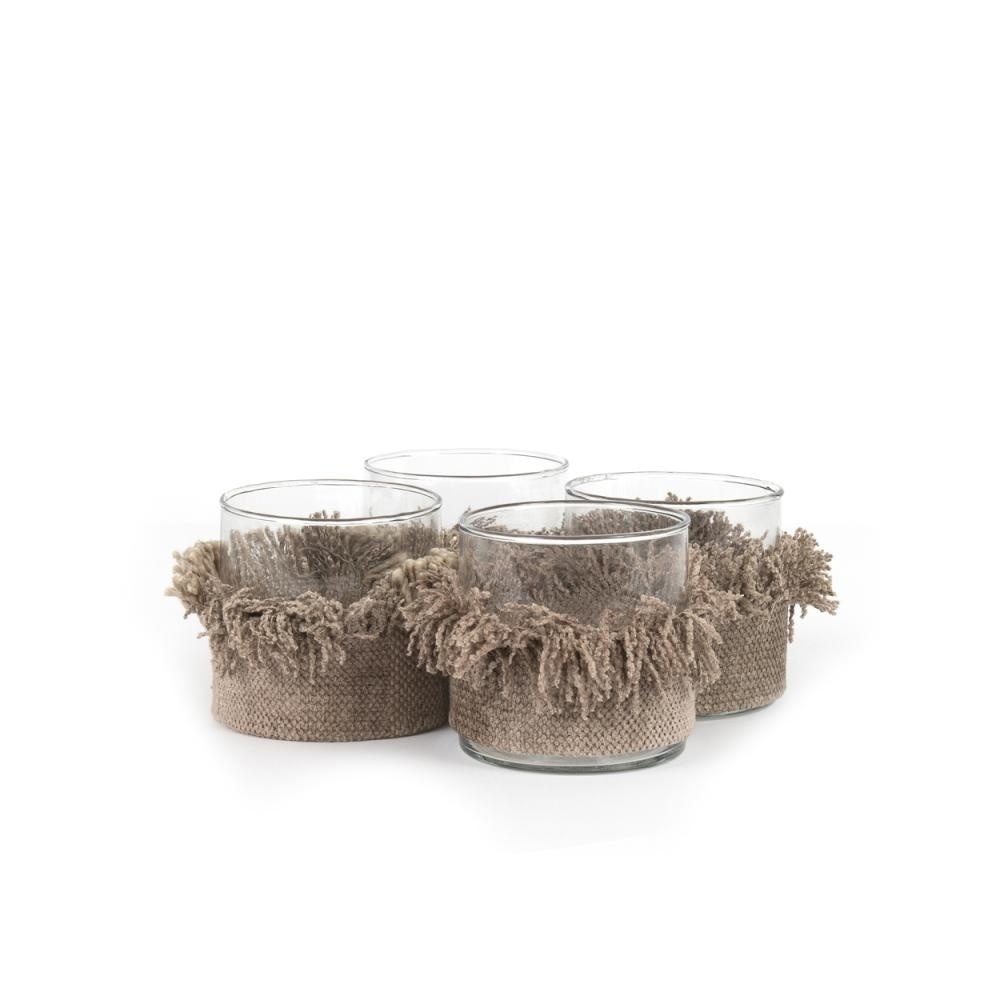 Check The Oh My Gee Candle Holder - ConcreteVelvet - S - Set of 4 The Oh My Gee Candle Holder - ConcreteVelvet - S - Set of 4