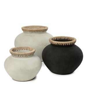 The Styly Vase - Black Natural - L small 4