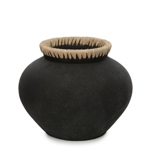 The Styly Vase - Black Natural - L small 0