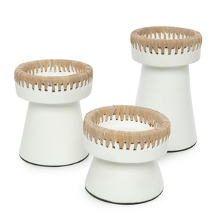 The Pretty Candle Holder - White Natural - M small 9
