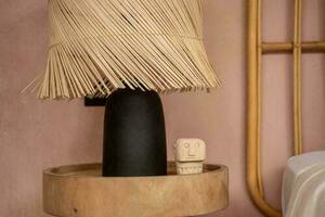 Table Lamp - The Rattan Black, E27, boho 3 Table Lamp - The Rattan Black, E27, boho small 3