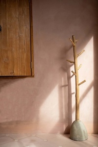 Boho Concrete Clothes Hanger - Natural small 2