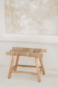 The Porto Seagrass Stool - Natural - M small 1