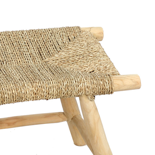 Check The Porto Seagrass Stool - Natural - M
