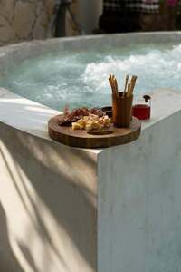 The Teak Root Tray - Natural - M small 11