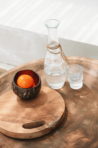 The Teak Root Tray - Natural - M small 3