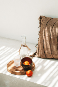 The Teak Root Tray - Natural - M small 5