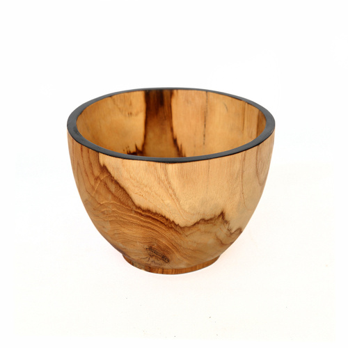 Check Tek Wood Candy Bowl BAZAR BIZAR Bondi Collection Natural Black 10 cm
