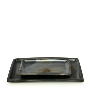 The Burned Sushi Plate - Black - M small 5