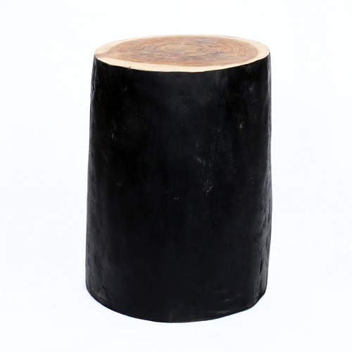 Check The Tribe Stool - Natural Black