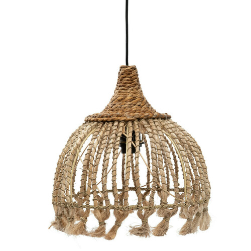 Check Pendant cord lamp - The Abaca Tassel S, E27, Abaca grass.