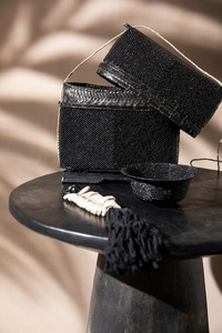 The Beaded Treasure Box - Black small 1