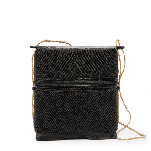 Check The Beaded Treasure Box - Black