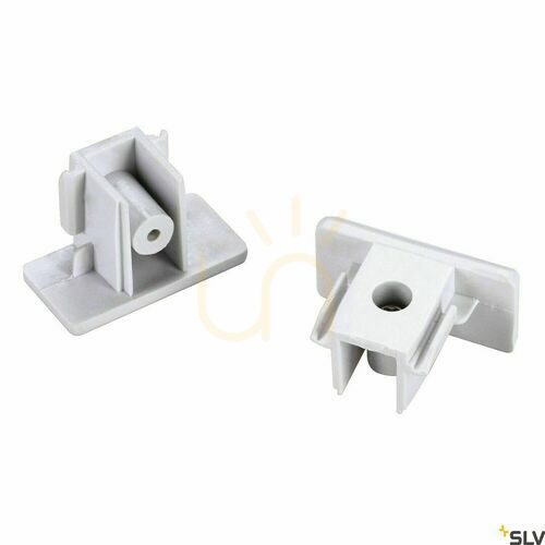 Check Busbar End Caps SLV 1 SYSTEM White Polycarbonate 143131